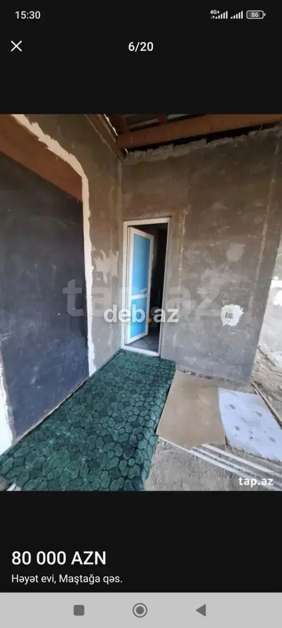 Maştağa qəsəbəsində 8sotun içinde həyət evi və torpaq sahəsi. - Ümumi — kiçik şəkil 4